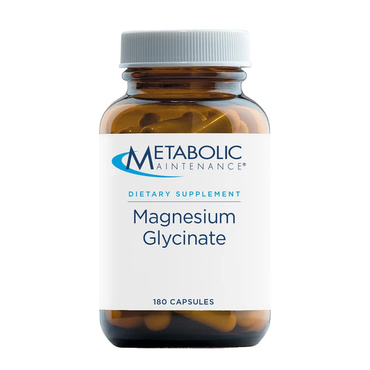 Metabolic Maintenance Magnesium Glycinate – 180 Capsules for Sleep, Calm & Heart Health