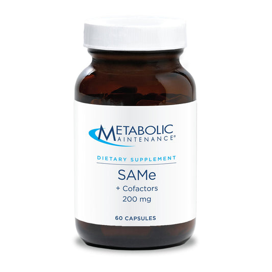 Metabolic Maintenance Sam-E + Cofactors 200 mg | Joint & Liver Support