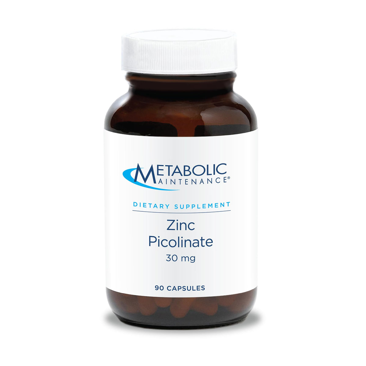Metabolic Maintenance Zinc Picolinate 30 mg – Immune Support (90 Capsules)