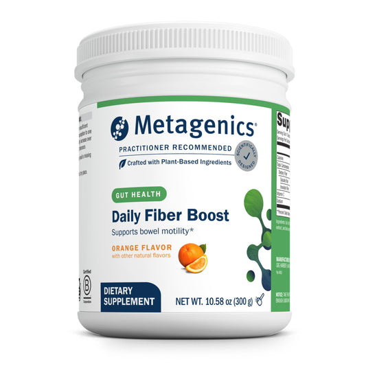 Metagenics Herbulk Fiber Powder – 7 g of Soluble & Insoluble Fiber (Psyllium, Acacia, Chicory) – Orange Flavor | Gluten-Free, Vegan