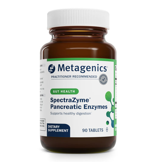 Metagenics SpectraZyme Pancreatic Enzymes – Digestive Enzyme Complex (90 Tablets)