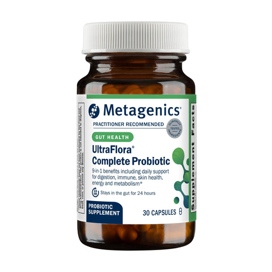 Metagenics UltraFlora Complete – Multistrain Probiotic for Digestive Balance & Immune Support