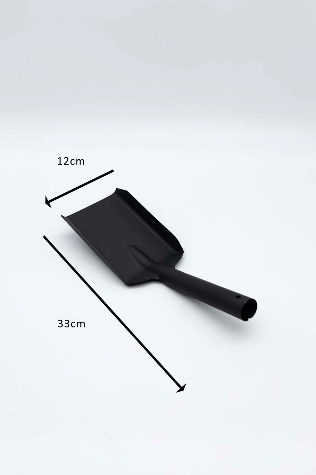 Black Fireside Coal Bucket Shovel & Match Canister Set