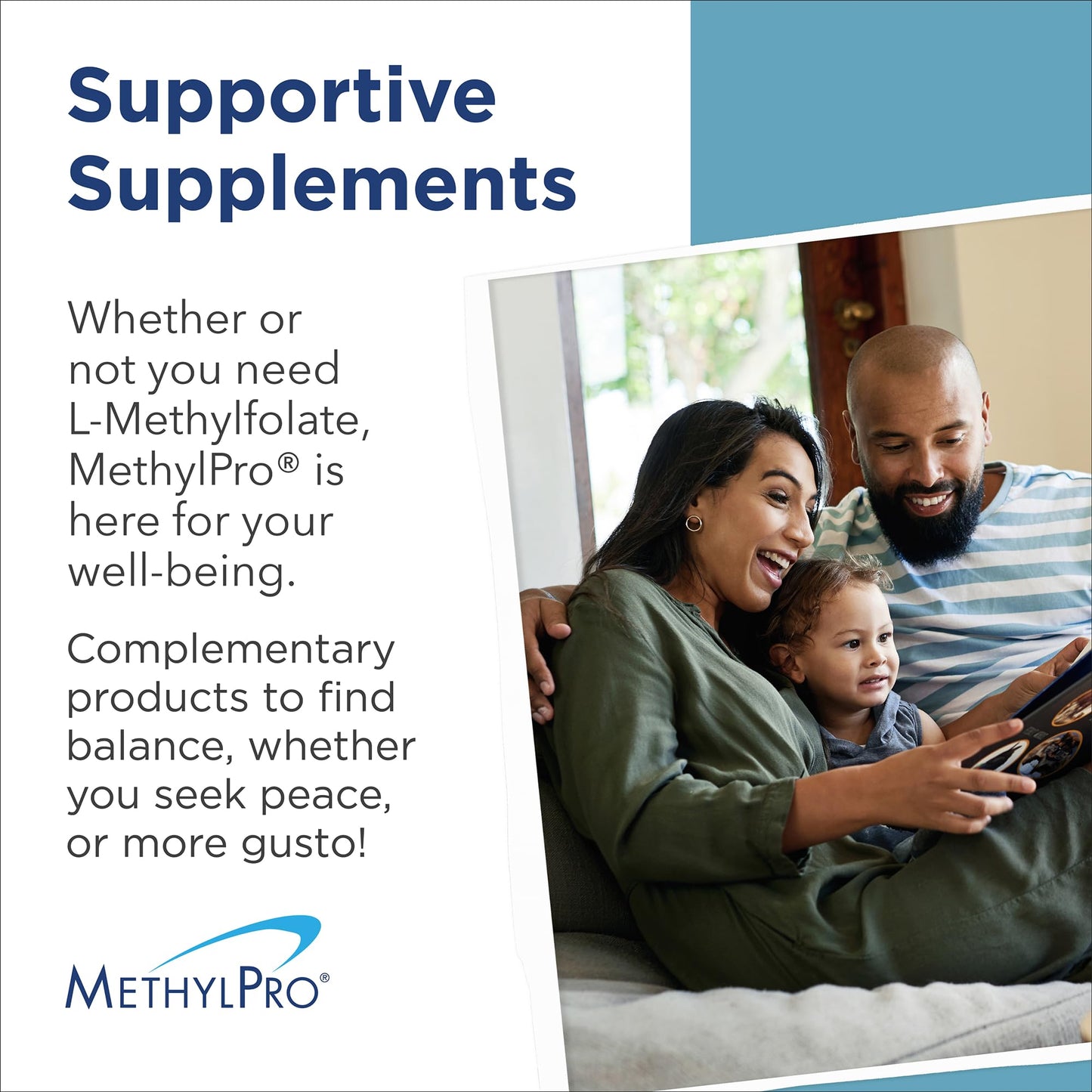 MethylPro B-Complex + L-Methylfolate 5 mg — High-Potency B Vitamin Complex for Energy (90 Vegan Capsules)