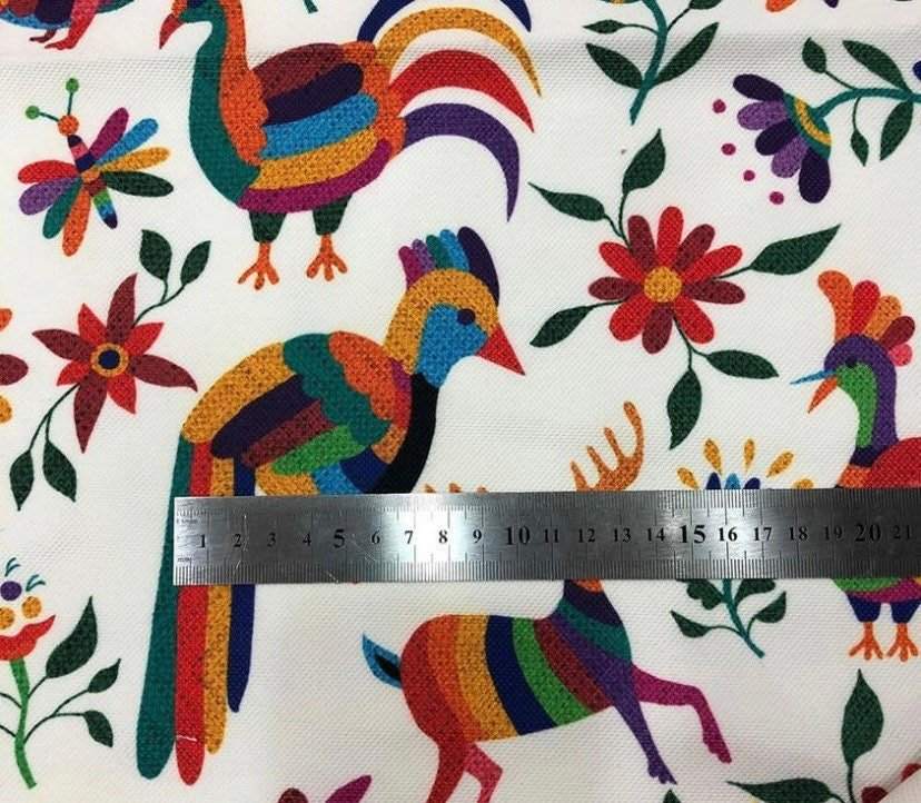 Otomi Print Outdoor Pillow Fabric Sold by Metre