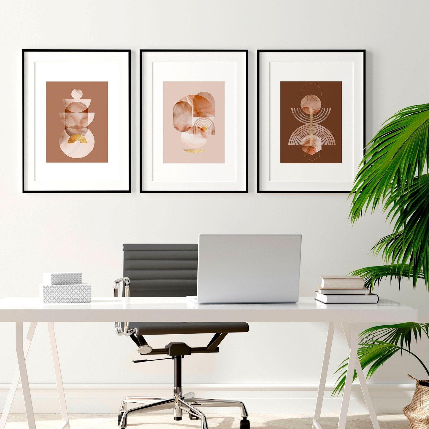 Prints for office | set of 3 framed wall art prints