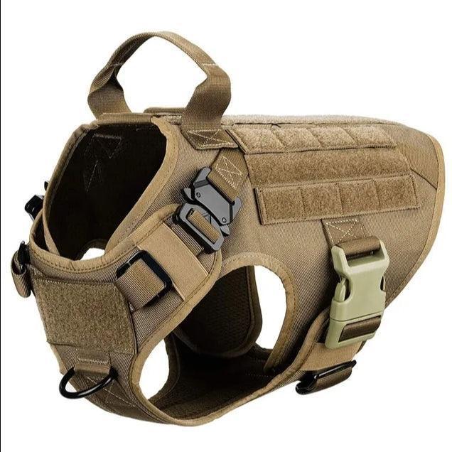 Military Grade Tactical Dog Harness Set