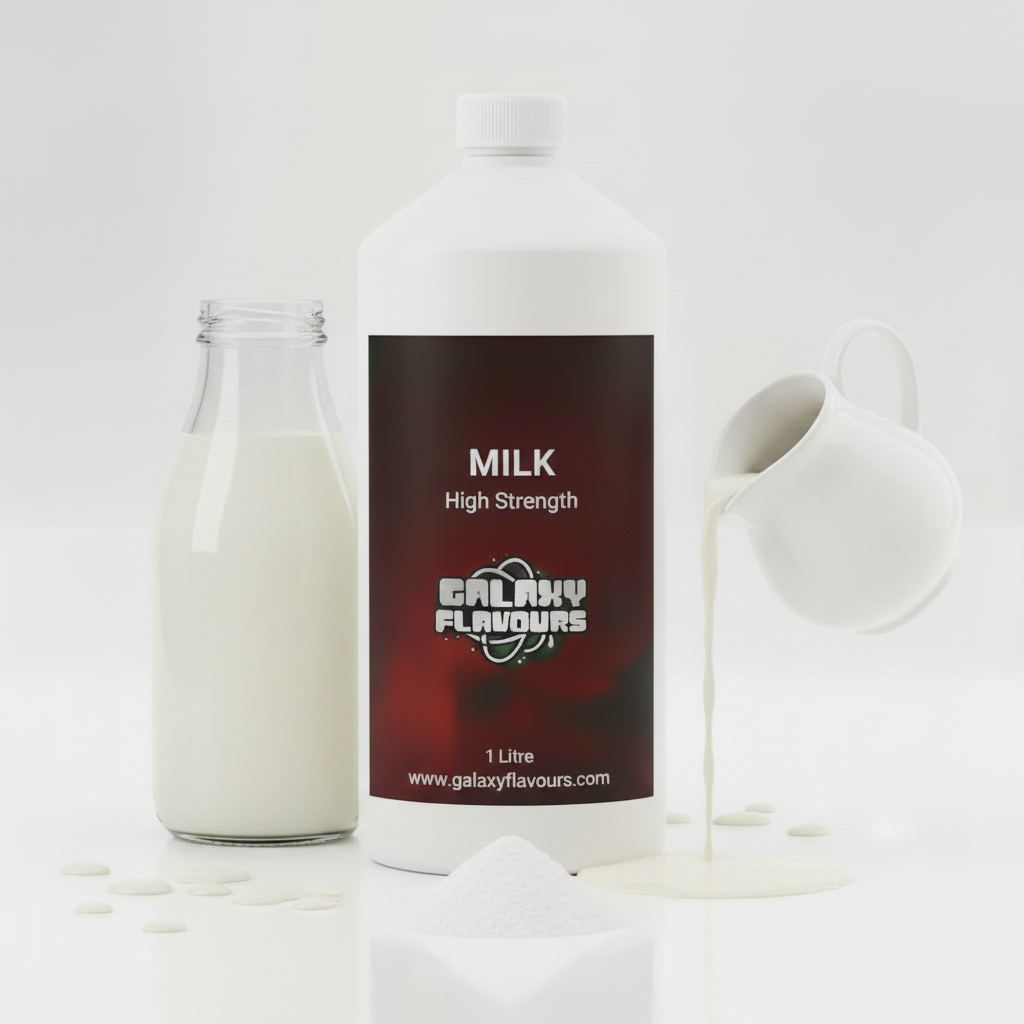 Milk - Dairy Food Flavouring - Professional High Strength - 1 Litre