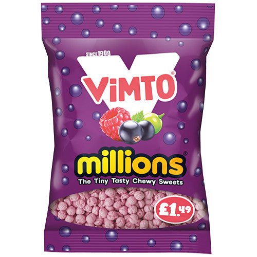 Millions Vimto Bags PMP 110g (Case of 12)