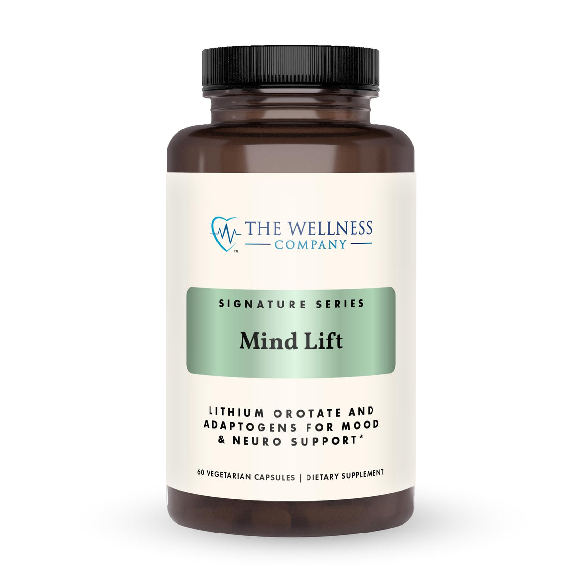 Mind Lift - Mood Boost, Mental Focus, Cognitive Defense - Lithium, GABA, DHA L-Phenylalanine | 60ct (1 Month Supply)