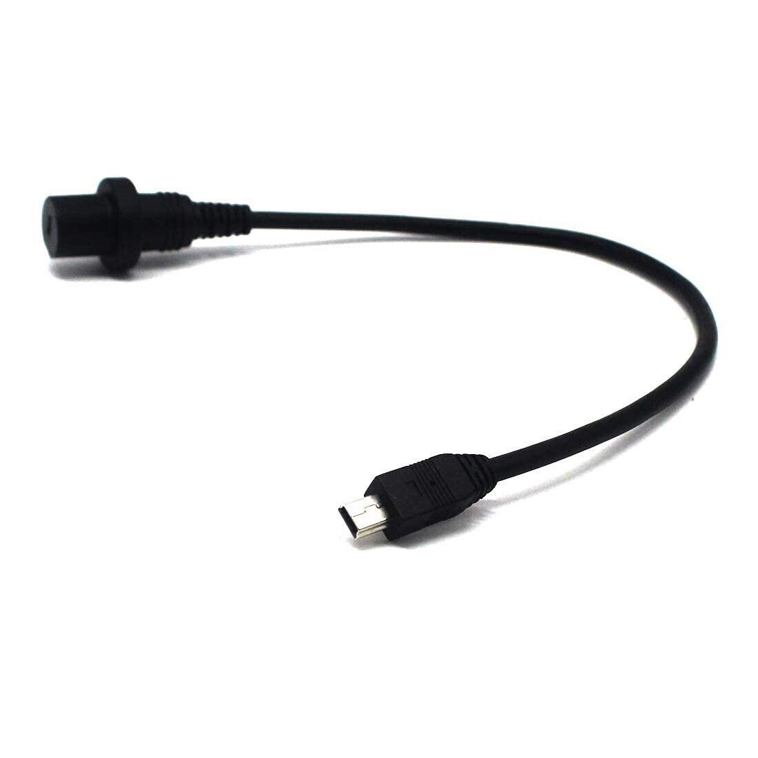 Mini Cable USB Male to Female Panel Mount 30cm Waterproof Dashboard
