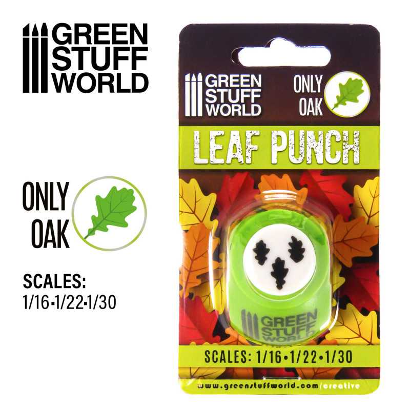 Miniature Leaf Punch - Only Oak | Green Stuff World
