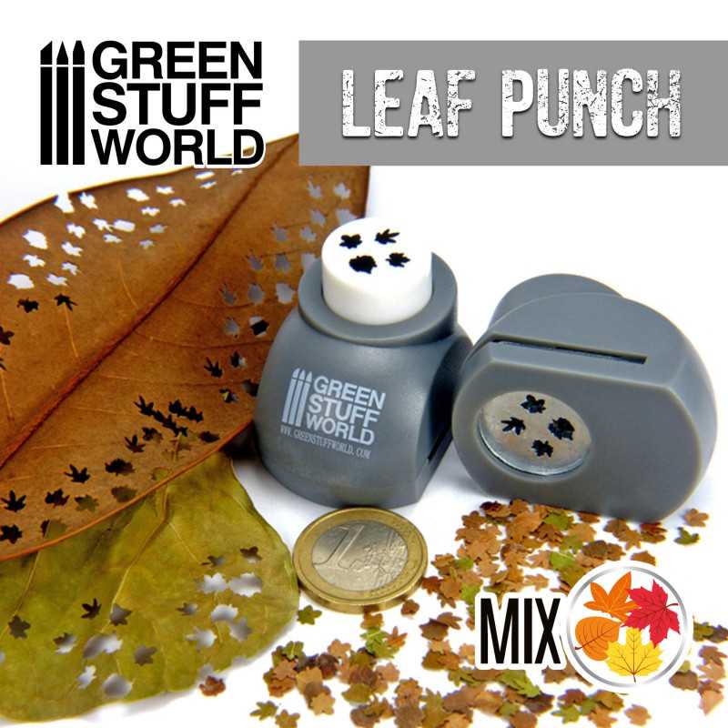Miniature Leaf Punch - Maple, Sycamore, Poplar Mix | Green Stuff World