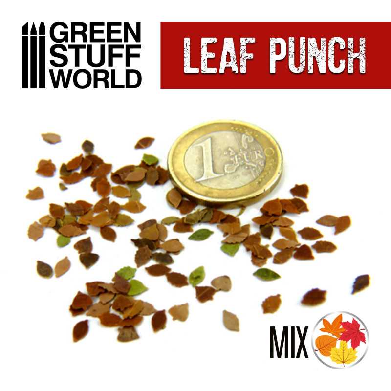 Miniature Leaf Punch - Beech, Elm, Birch Mix | Green Stuff World