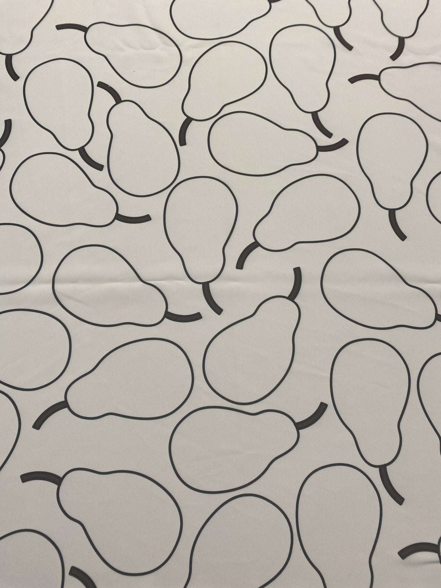 Minimalist Pear Print Fabric by Metre