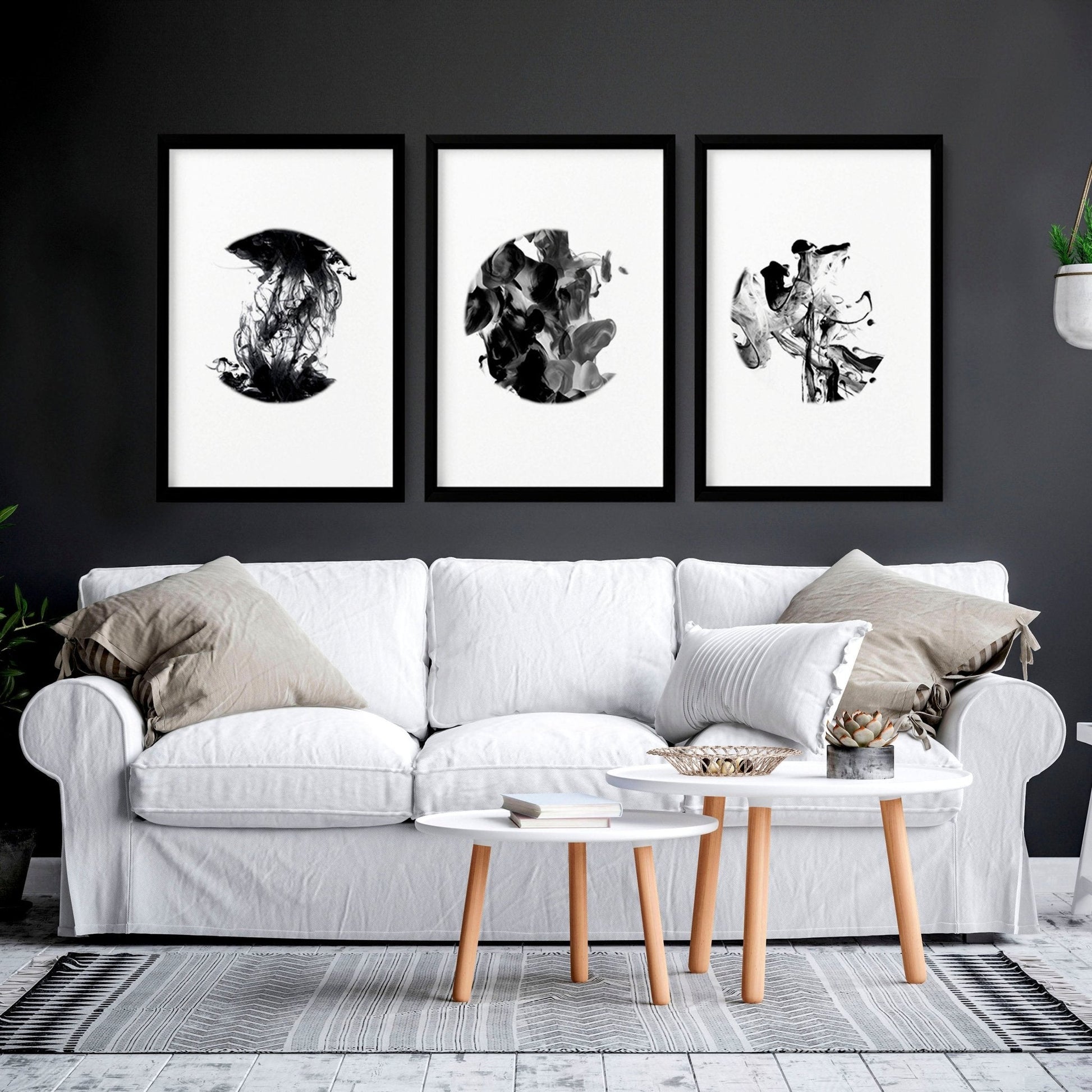 Minimalistic wall art | set of 3 wall art prints