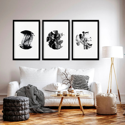Minimalistic wall art | set of 3 wall art prints