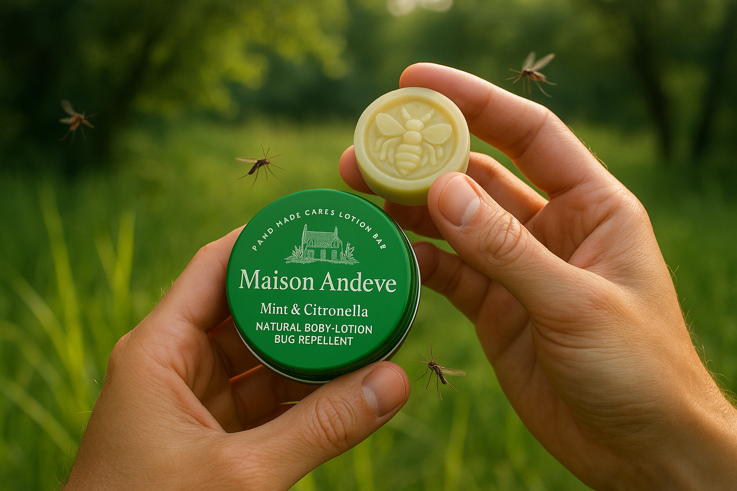 Mint & Citronella Natural Bug-Repellent Lotion Bar