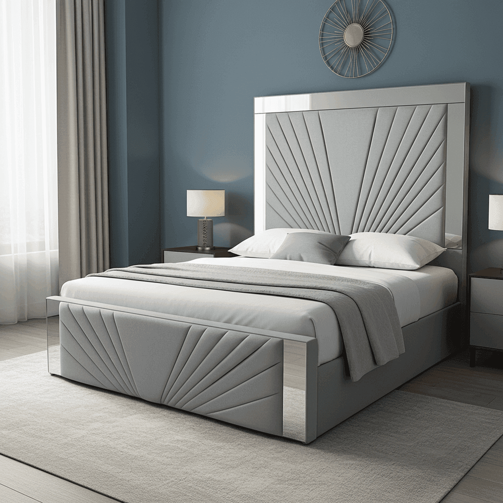 2025 Mirror Bed – A Luxurious Blend of Elegance and Comfort