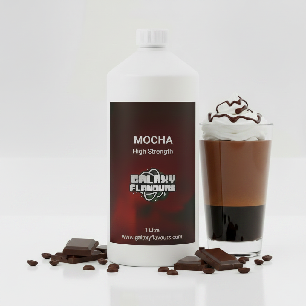 Mocha Food Flavouring - Professional High Strength - 1 Litre