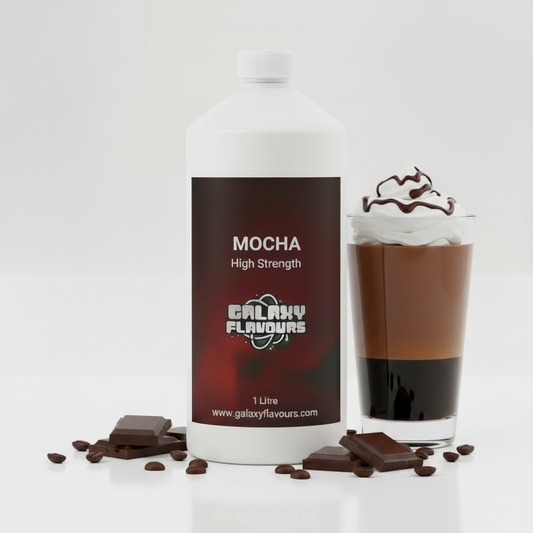 Mocha Food Flavouring - Professional High Strength - 1 Litre