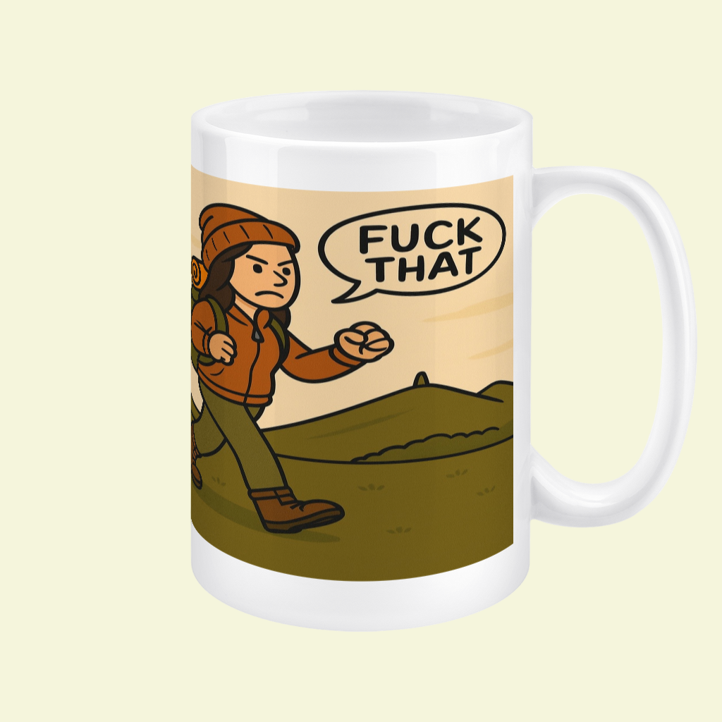 A Large Group of People – 15oz Ceramic Hiking Mug