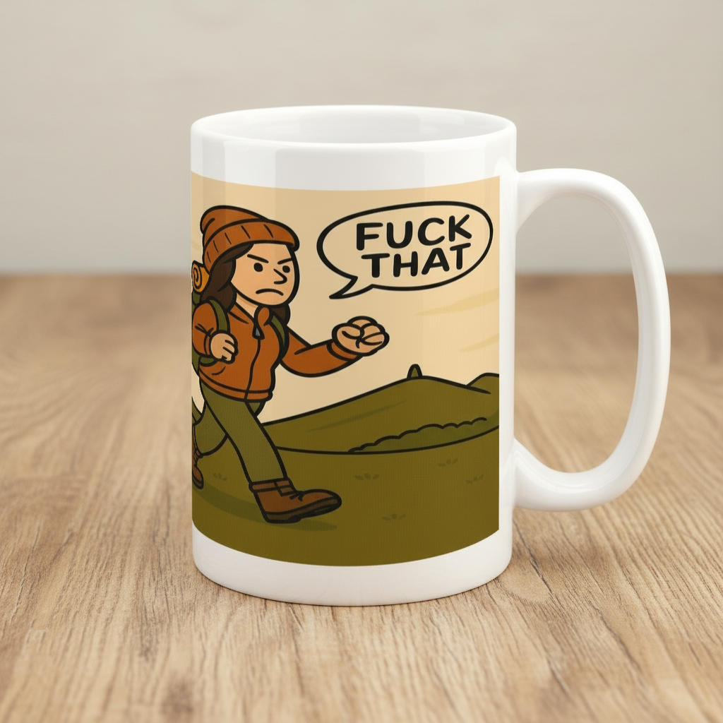 A Large Group of People – 15oz Ceramic Hiking Mug