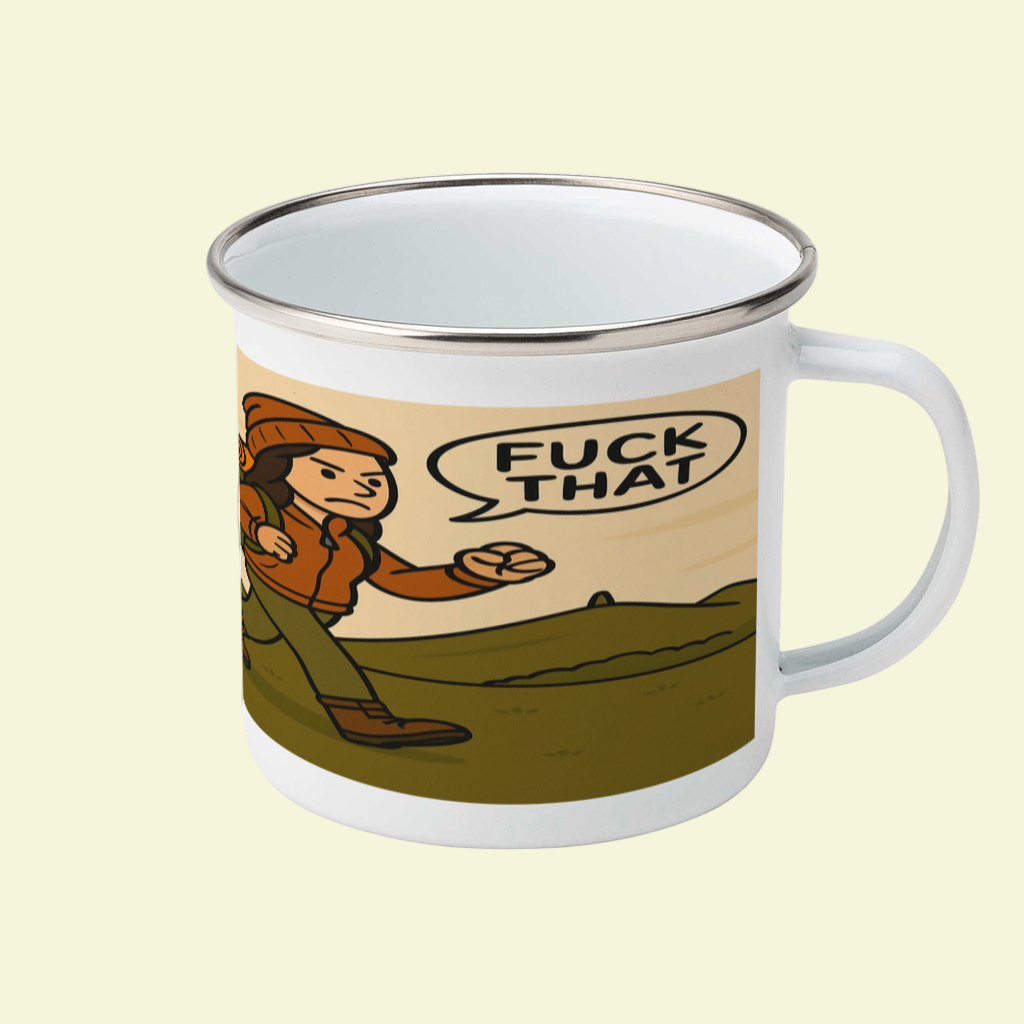 A Large Group of People – 12oz Enamel Camping Mug