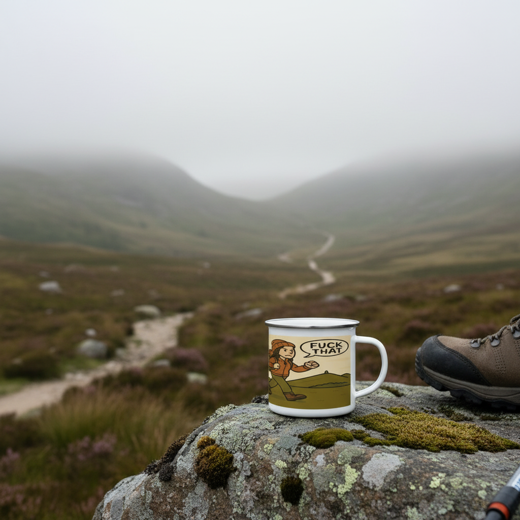 A Large Group of People – 12oz Enamel Camping Mug