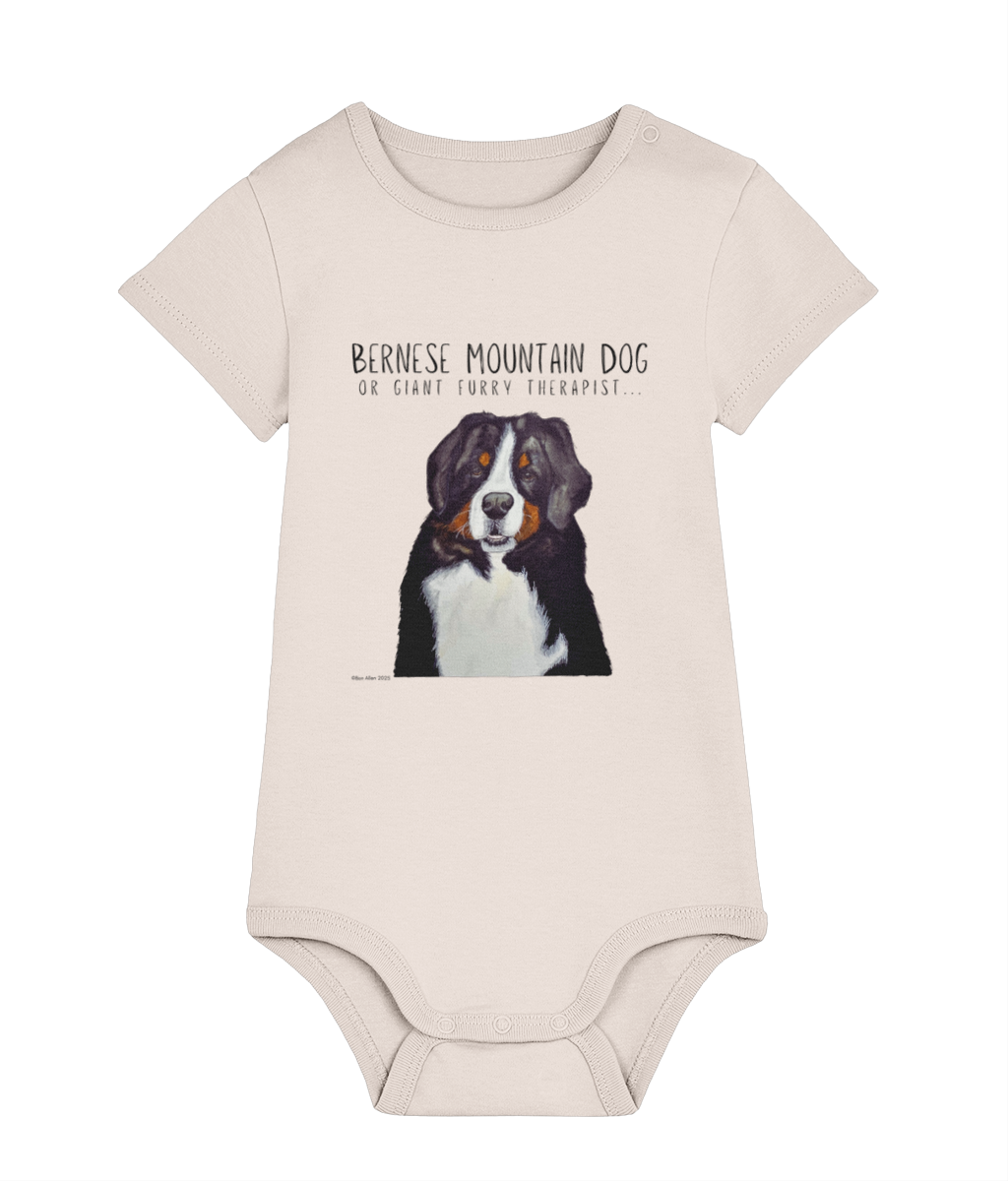 Bernese Mountain Dog Baby Bodysuit – Cuteness Overload Alert!