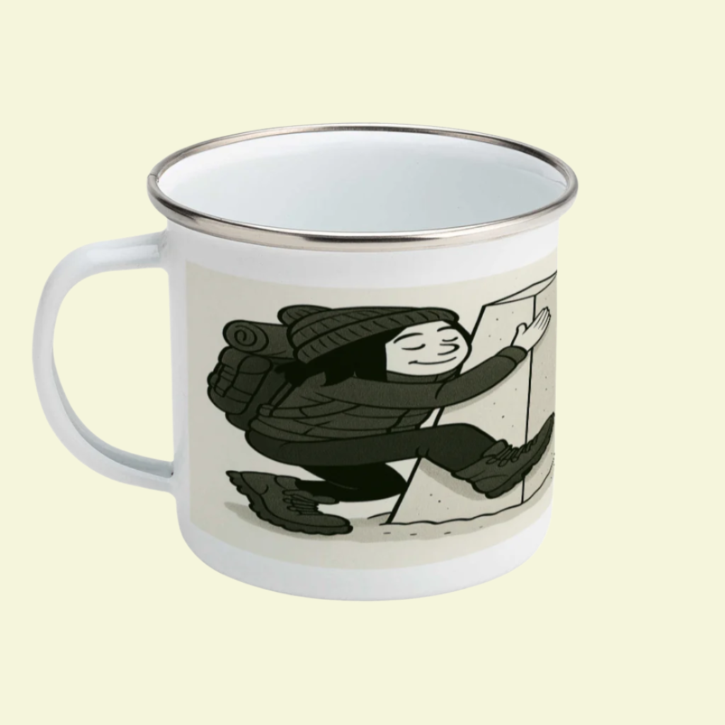 Trig Shagger – 12oz Enamel Camping Mug