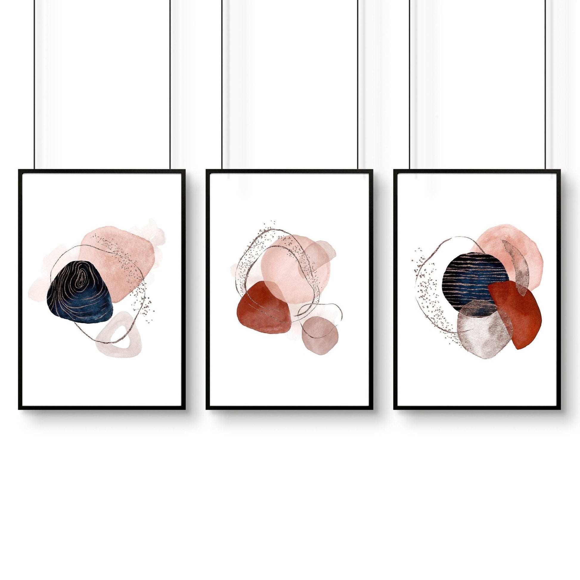 Wall art for home office | set of 3 wall art prints