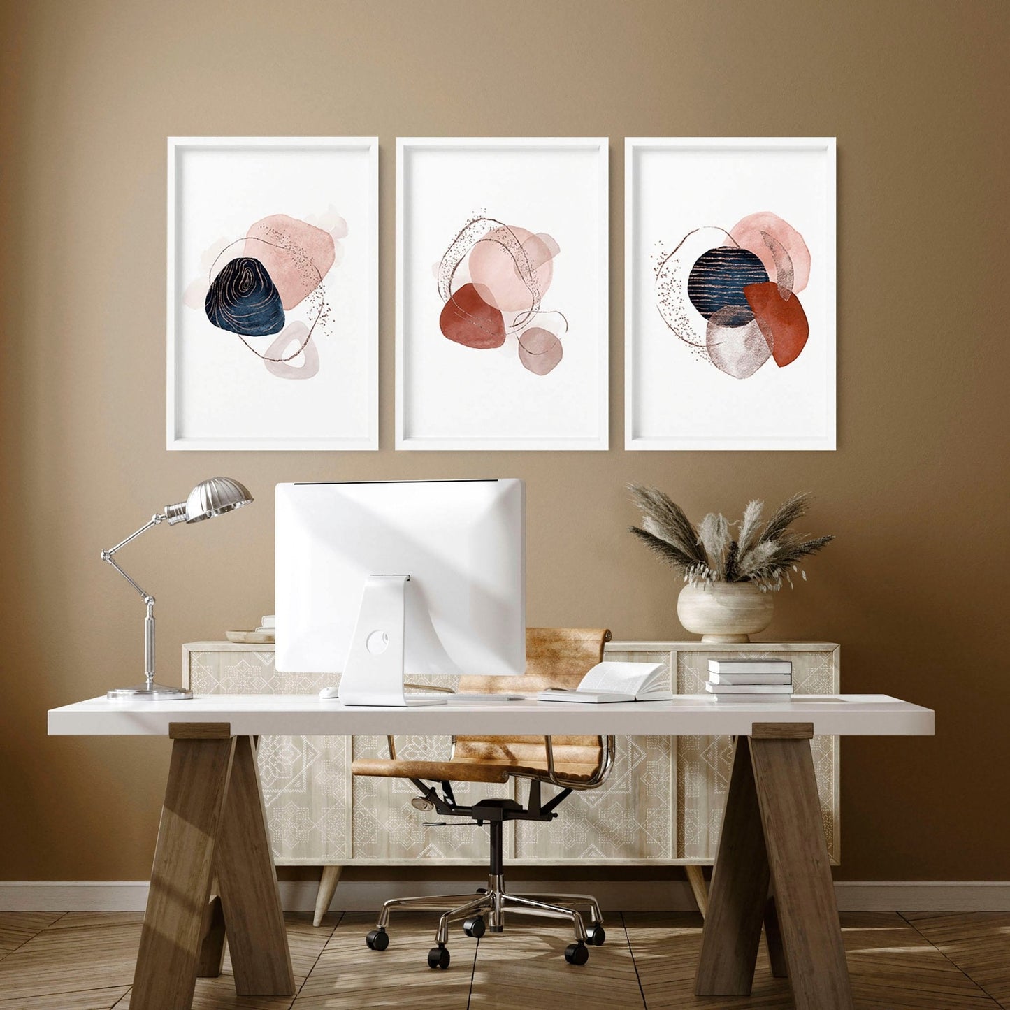 Wall art for home office | set of 3 wall art prints