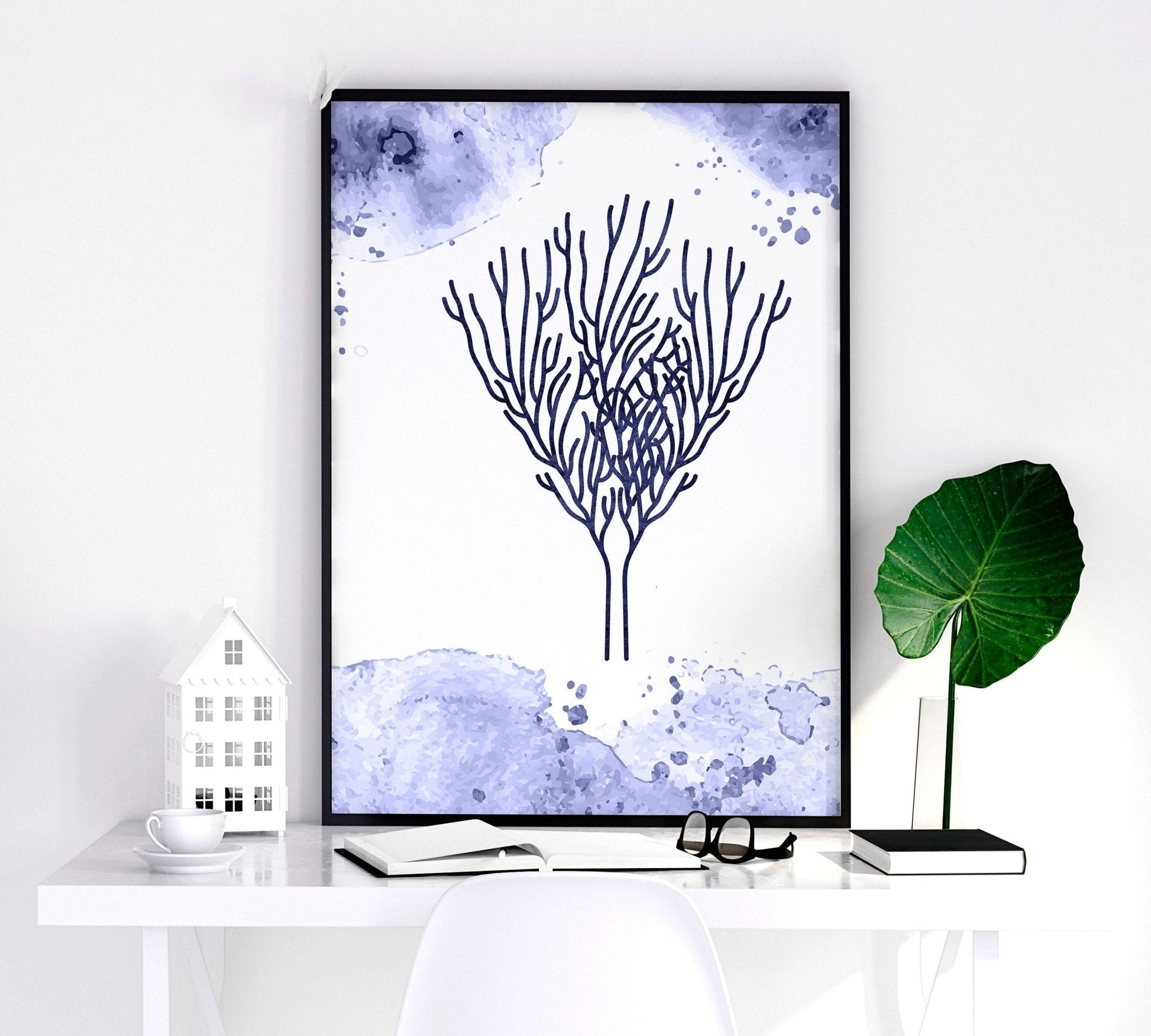 Pictures for living room walls | Set of 3 wall art prints