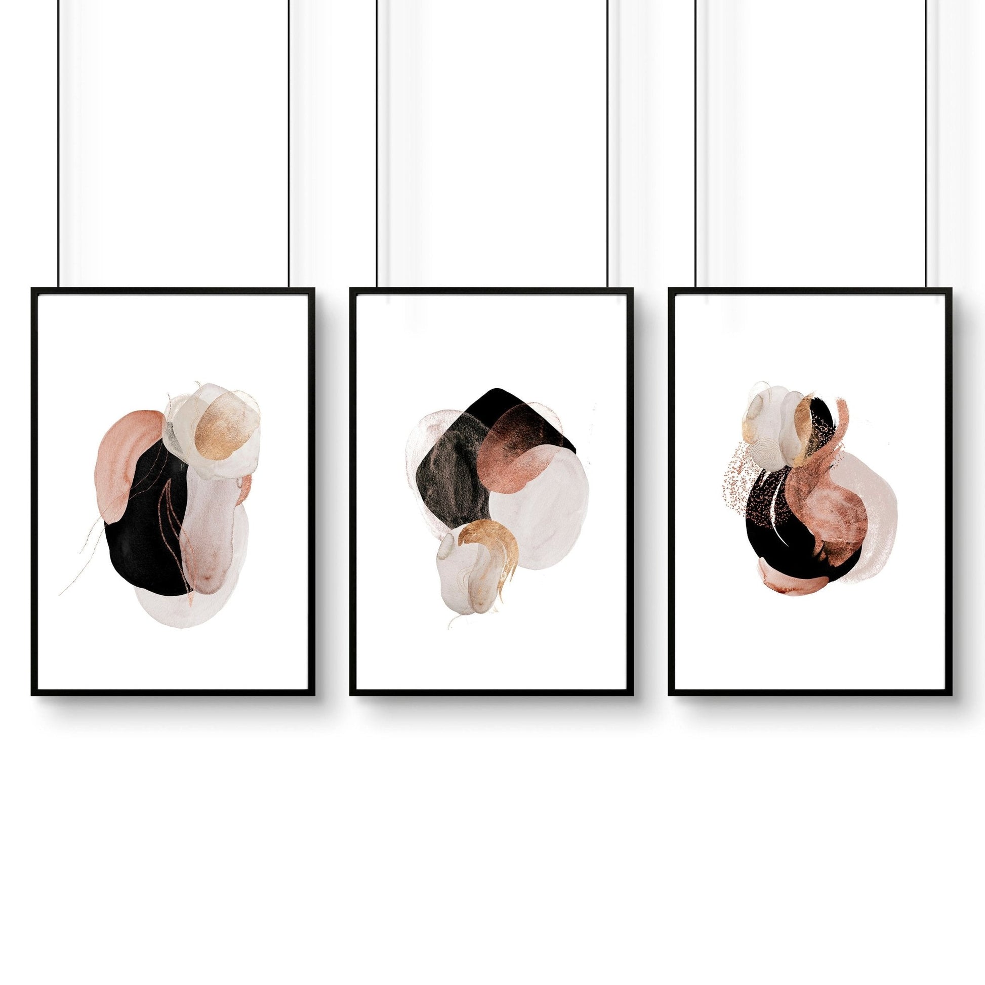Modern print art | set of 3 wall art prints