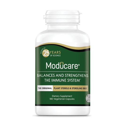 Moducare Daily Immune Support - Plant Sterols & Sterolins, 180 Vegetarian Capsules