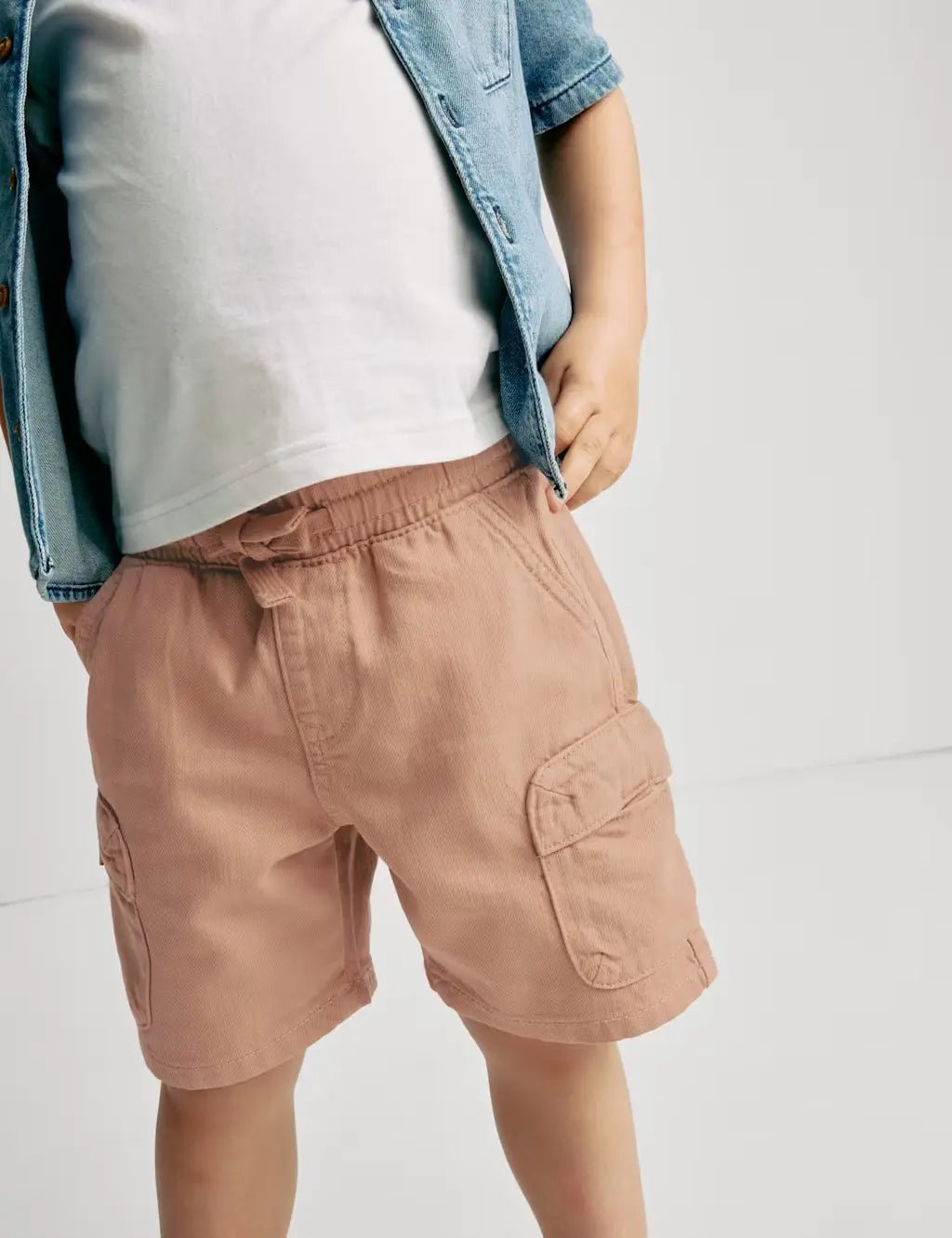 M&S Cotton Rich Cargo Shorts (2-8 Yrs)