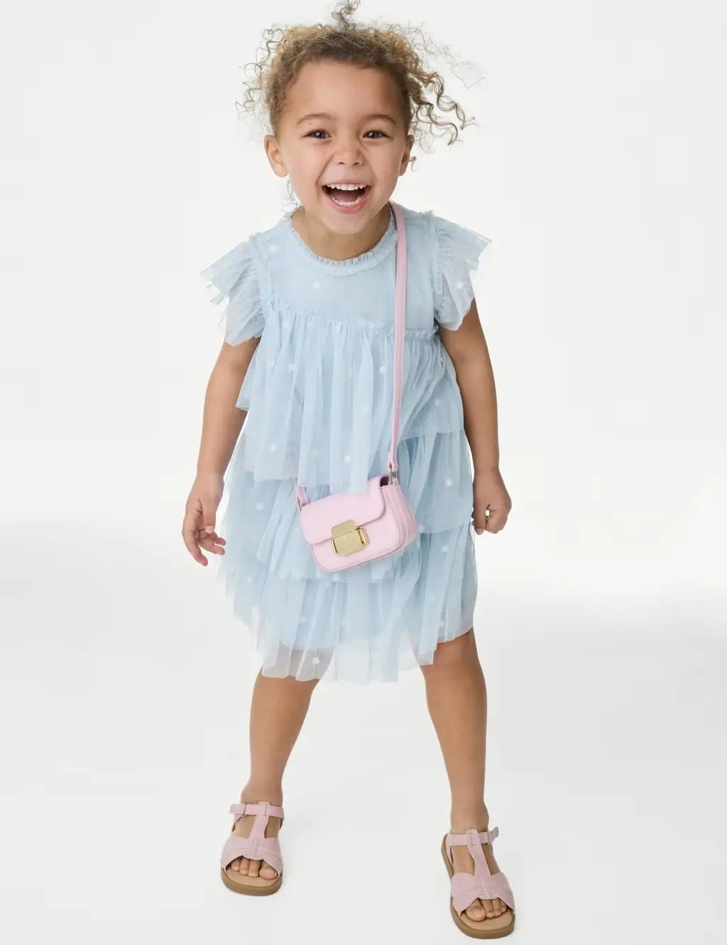 M&S Embroidered Tulle Dress (2-16 Yrs)