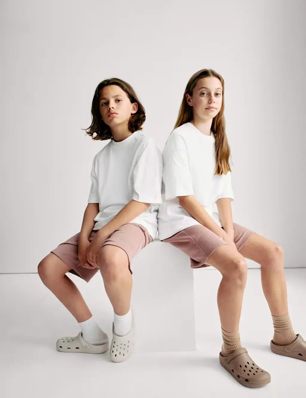 M&S Pure Cotton Plain T-Shirt (2-16 Yrs)