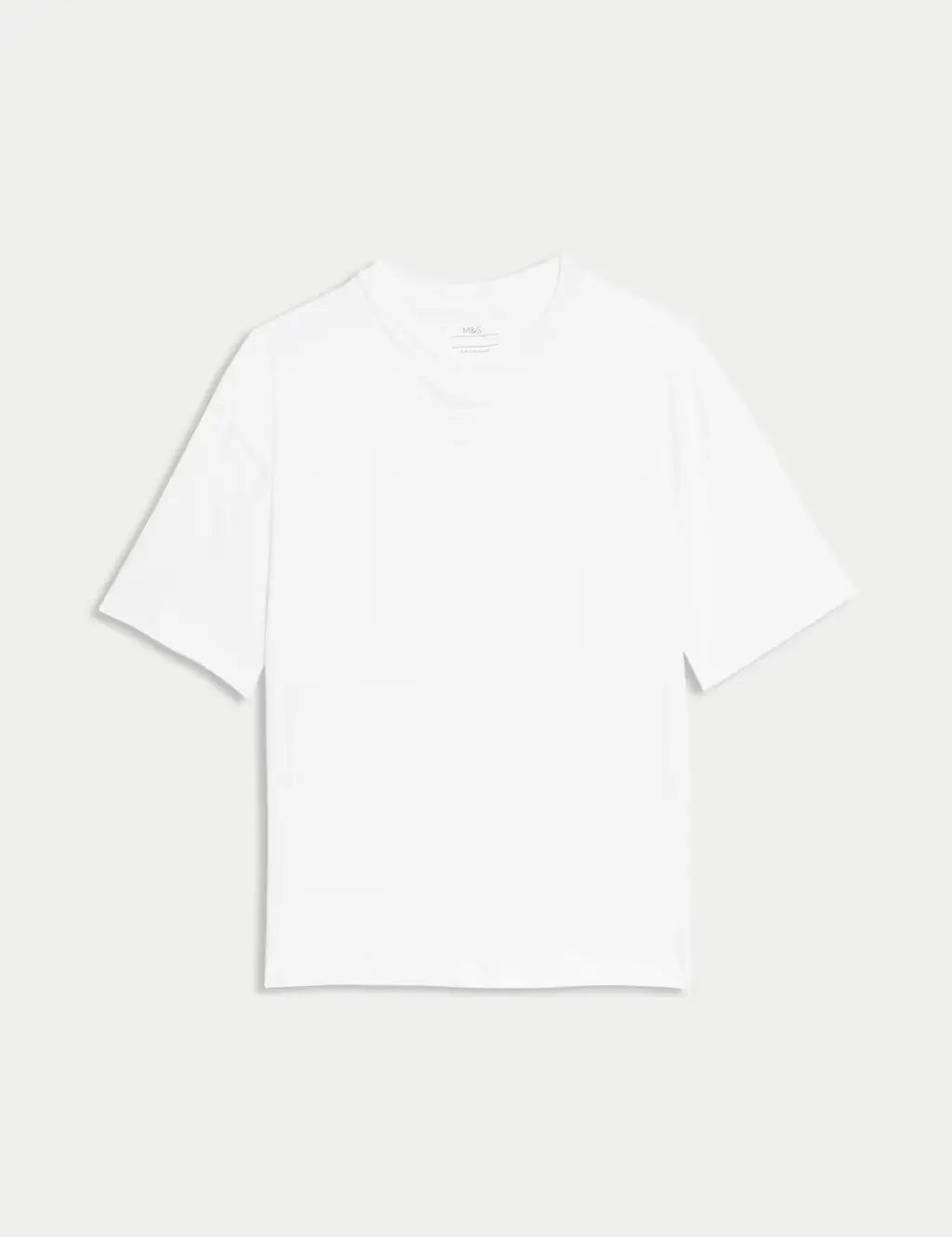 M&S Pure Cotton Plain T-Shirt (2-16 Yrs)