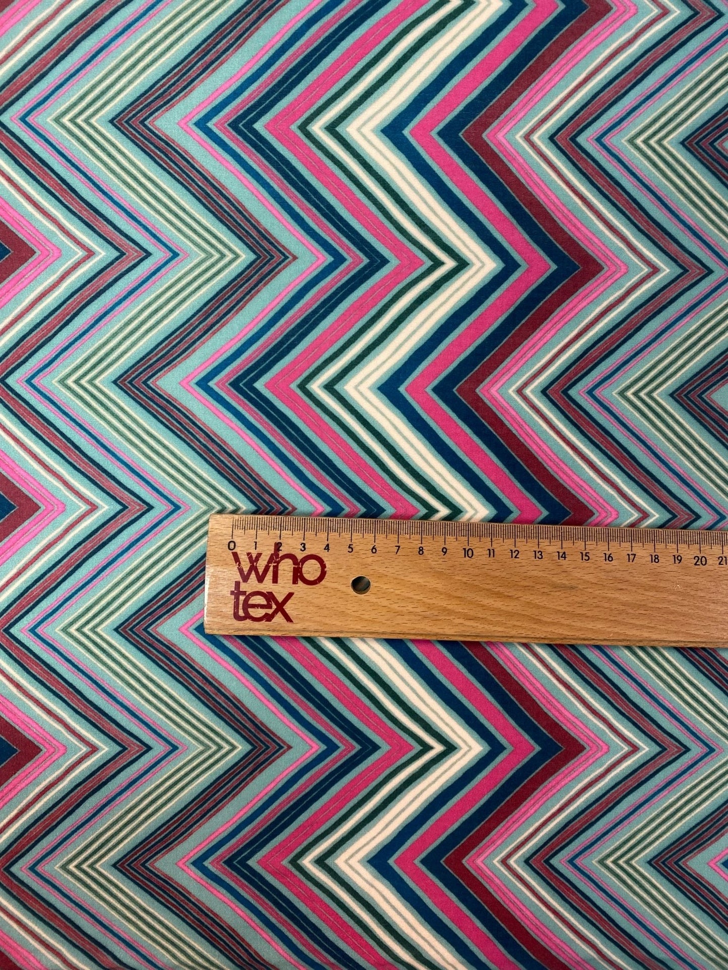 Multicolor Chevron Zigzag Fabric by Metre
