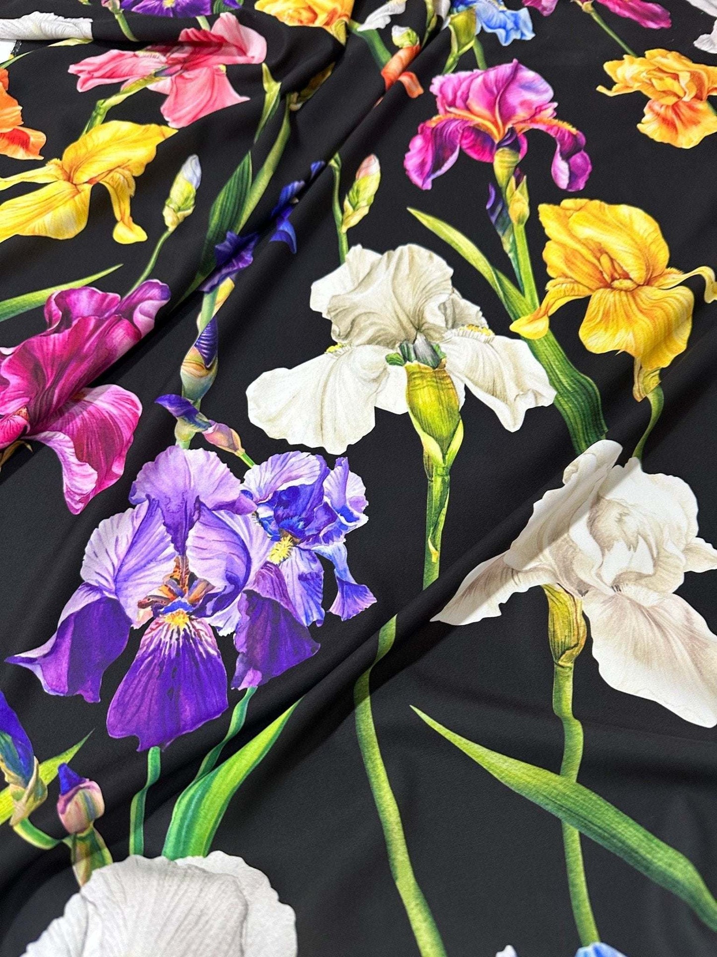 Floral Crepe Fabric by Metre