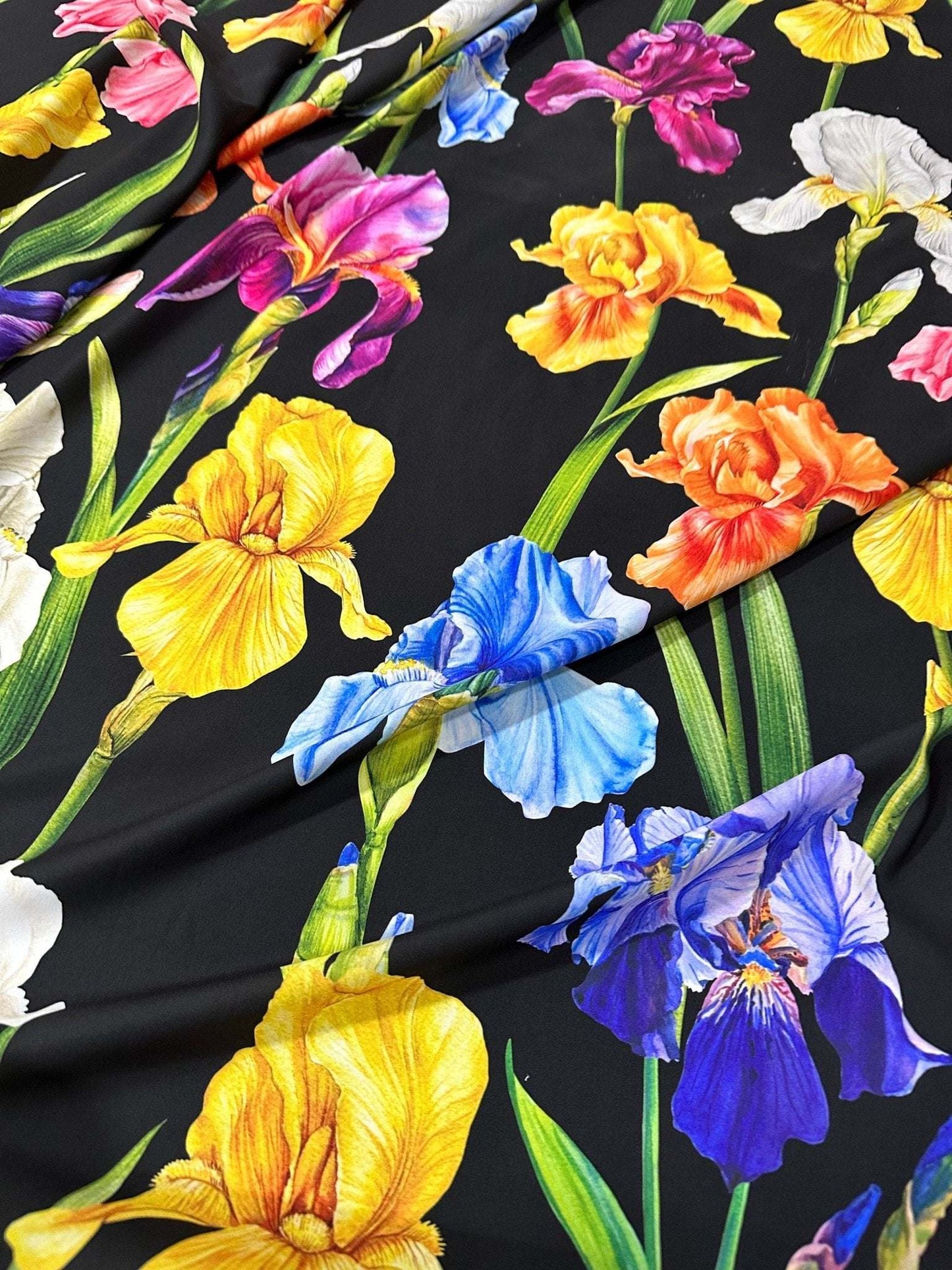 Floral Crepe Fabric by Metre
