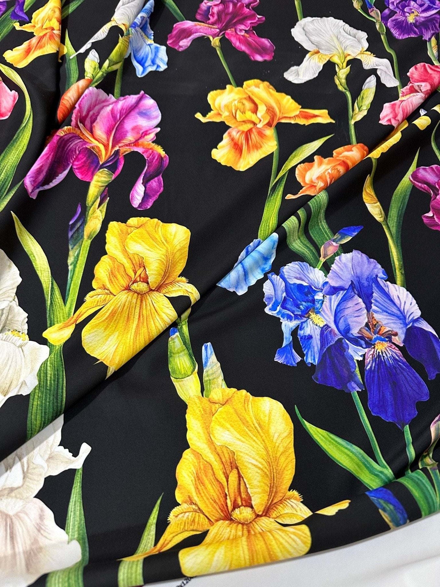 Floral Crepe Fabric by Metre