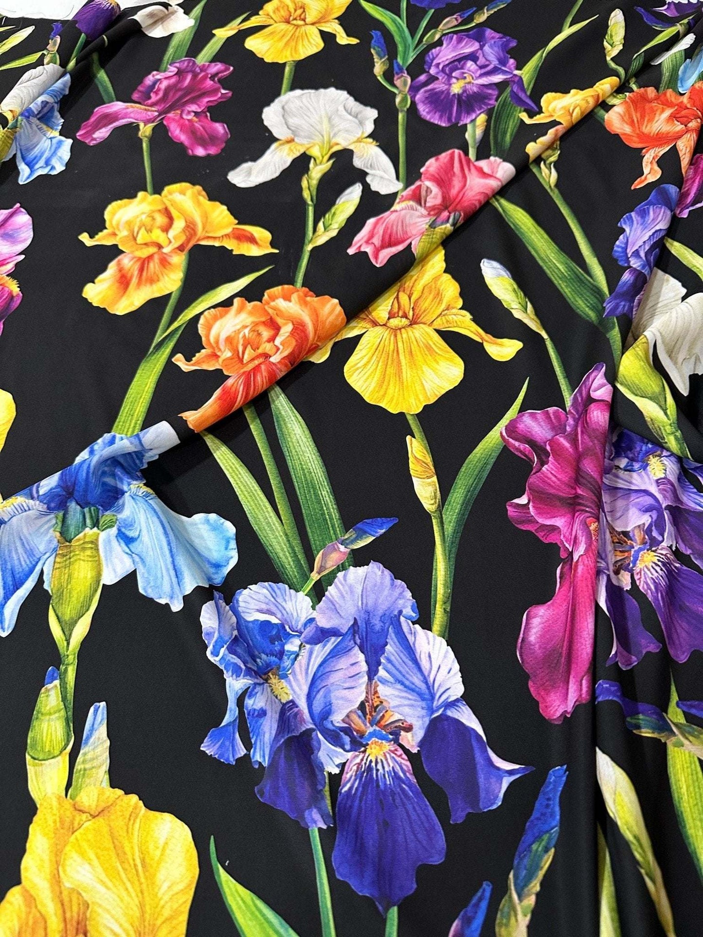 Floral Crepe Fabric by Metre