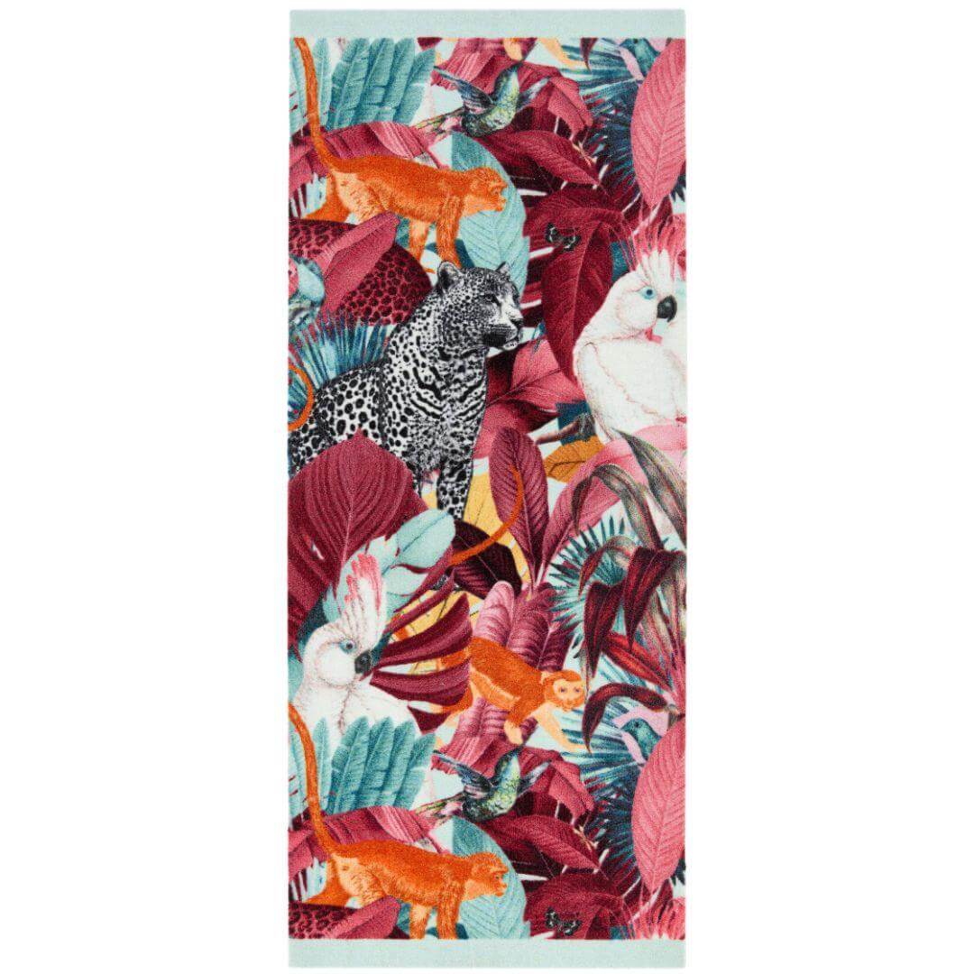 Washable Indoor Mat Tropical Design