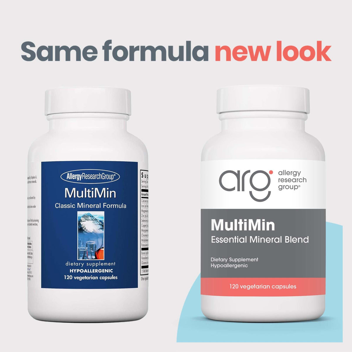 Allergy Research Group MultiMin - Multi Minerals Supplement | 120 Count