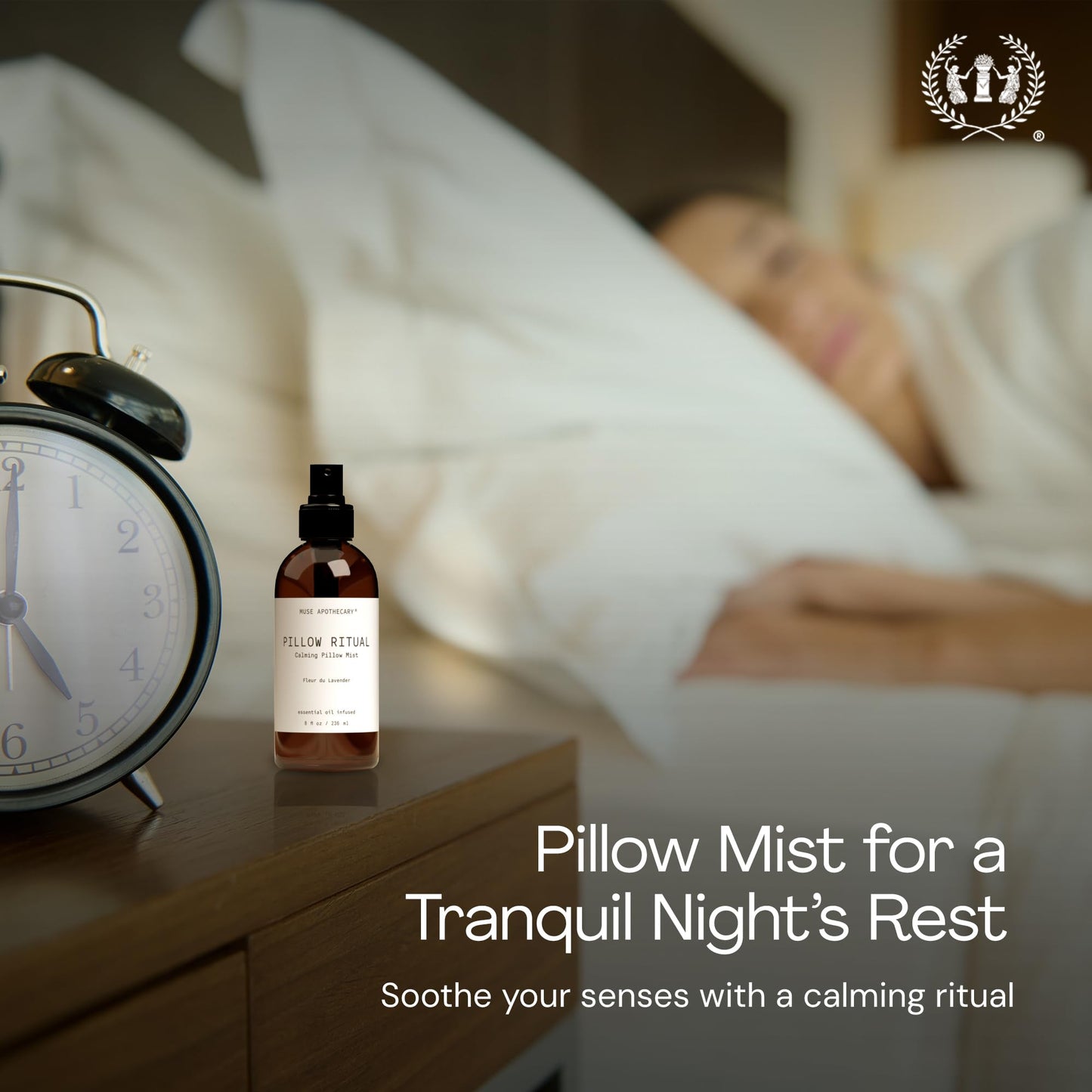 Muse Apothecary Pillow Ritual - Aromatic Pillow Mist & Linen Spray (8 oz) – Cara Orange + Fig + Blackberry Vanilla