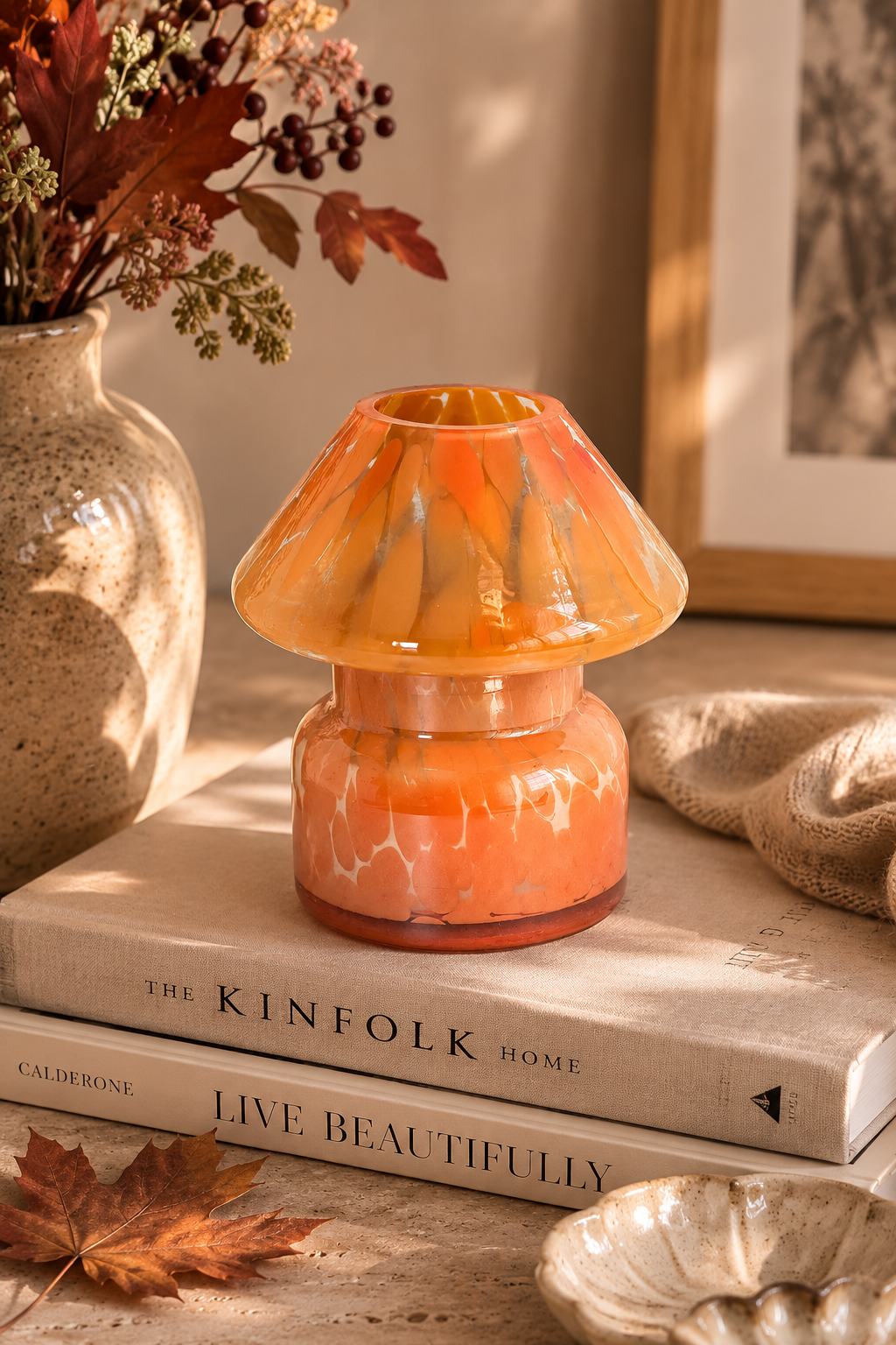 Mushroom Lamp Candle - Extra Large 500 g
