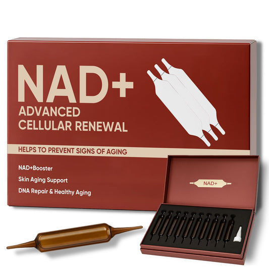 Lexenic NAD+ Advanced Cellular Renewal – 1200mg Liquid NAD+ Supplement for Energy, Focus & Anti-Aging | 10 Vials